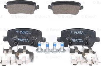 BOSCH 0 986 494 213 - Brake Pad Set, disc brake autospares.lv