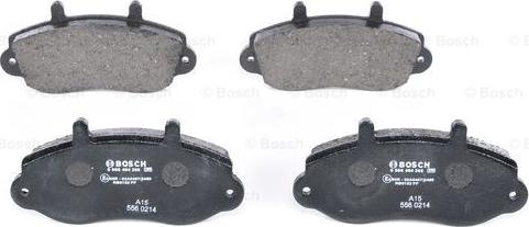 BOSCH 0 986 494 288 - Brake Pad Set, disc brake autospares.lv