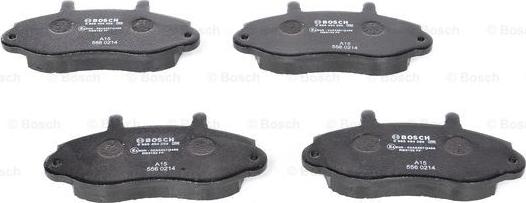 BOSCH 0 986 494 288 - Brake Pad Set, disc brake autospares.lv