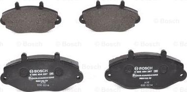 BOSCH 0 986 494 287 - Brake Pad Set, disc brake autospares.lv