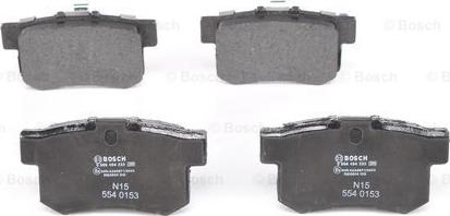 BOSCH 0 986 494 233 - Brake Pad Set, disc brake autospares.lv