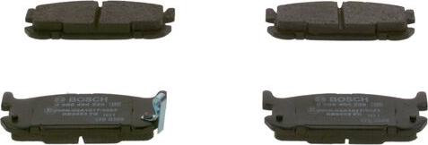 BOSCH 0 986 494 226 - Brake Pad Set, disc brake autospares.lv