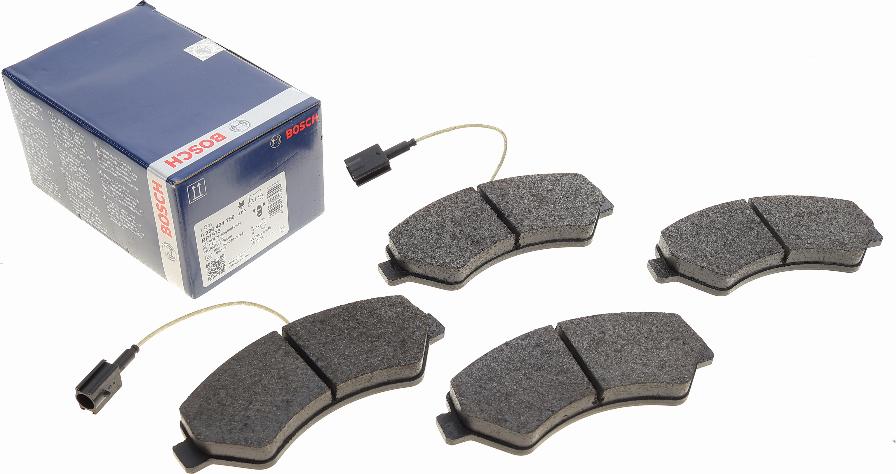 BOSCH 0 986 494 799 - Brake Pad Set, disc brake autospares.lv