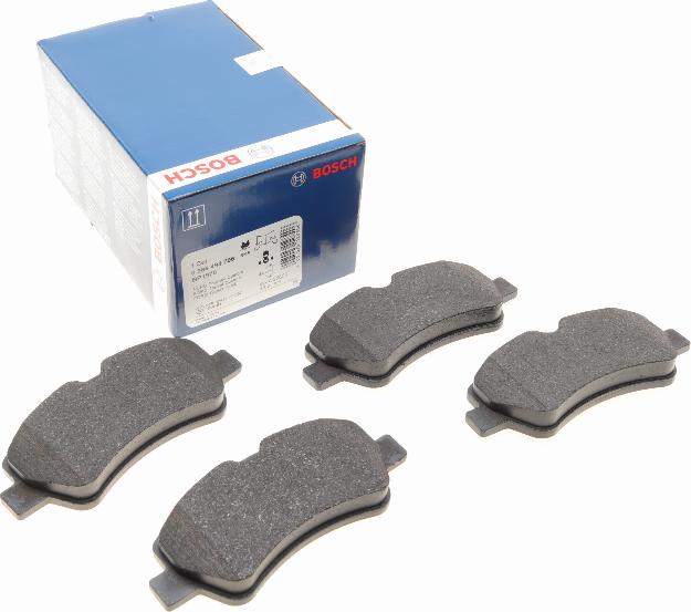 BOSCH 0 986 494 796 - Brake Pad Set, disc brake autospares.lv