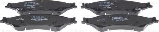 BOSCH 0 986 494 791 - Brake Pad Set, disc brake autospares.lv