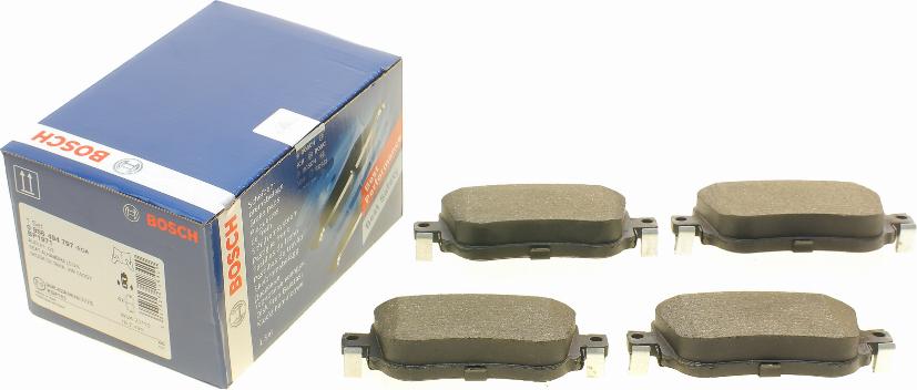 BOSCH 0 986 494 797 - Brake Pad Set, disc brake autospares.lv