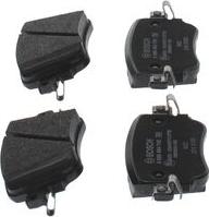 BOSCH 0 986 494 743 - Brake Pad Set, disc brake autospares.lv