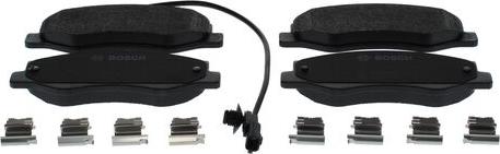 BOSCH 0 986 494 756 - Brake Pad Set, disc brake autospares.lv