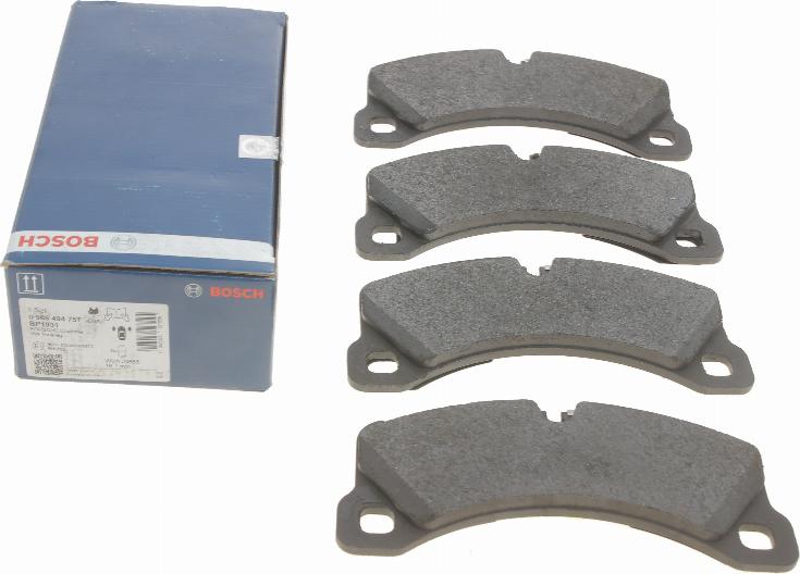 BOSCH 0 986 494 757 - Brake Pad Set, disc brake autospares.lv