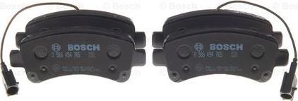 BOSCH 0 986 494 765 - Brake Pad Set, disc brake autospares.lv