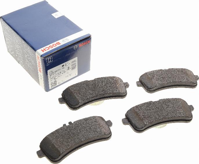 BOSCH 0 986 494 763 - Brake Pad Set, disc brake autospares.lv