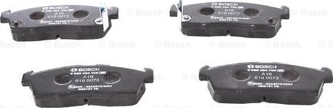 BOSCH 0 986 494 700 - Brake Pad Set, disc brake autospares.lv