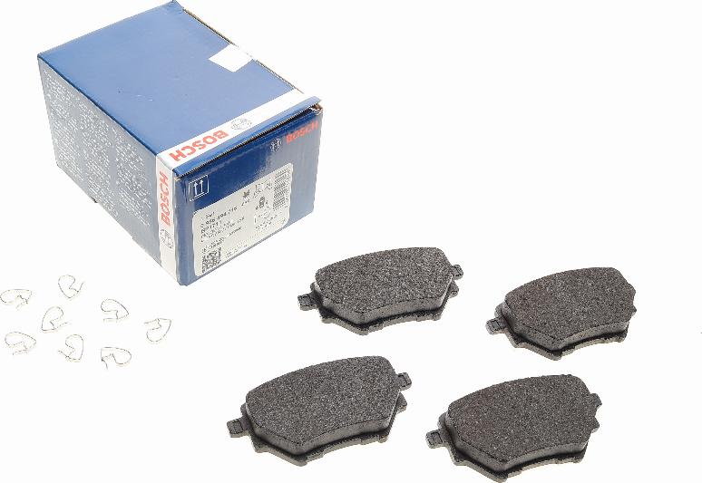 BOSCH 0 986 494 716 - Brake Pad Set, disc brake autospares.lv