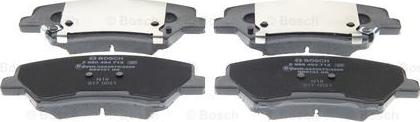 BOSCH 0 986 494 712 - Brake Pad Set, disc brake autospares.lv