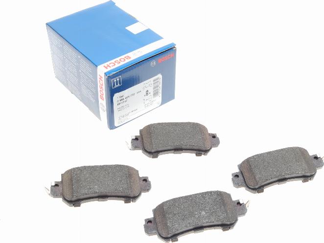 BOSCH 0 986 494 732 - Brake Pad Set, disc brake autospares.lv