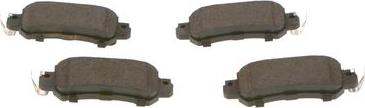 BOSCH 0 986 494 732 - Brake Pad Set, disc brake autospares.lv