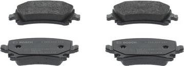 BOSCH 0986495453 - Brake Pad Set, disc brake autospares.lv