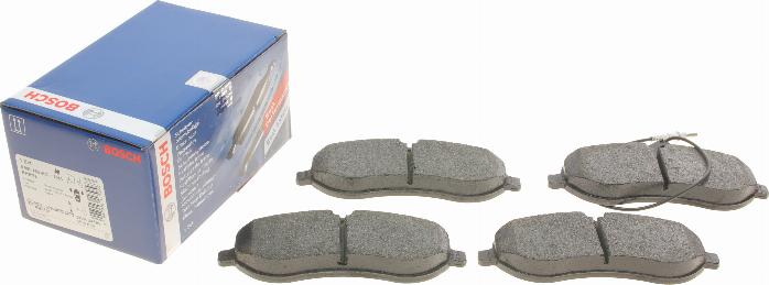 BOSCH 0 986 495 460 - Brake Pad Set, disc brake autospares.lv