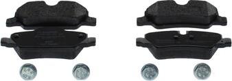 BOSCH 0 986 495 400 - Brake Pad Set, disc brake autospares.lv