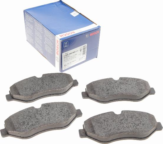 BOSCH 0 986 495 098 - Brake Pad Set, disc brake autospares.lv