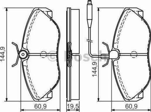 RIDER RD.3323.DB1105 - Brake Pad Set, disc brake autospares.lv