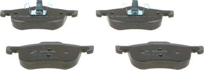 BOSCH 0 986 495 061 - Brake Pad Set, disc brake autospares.lv