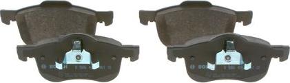 BOSCH 0 986 495 061 - Brake Pad Set, disc brake autospares.lv