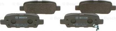 BOSCH 0 986 495 089 - Brake Pad Set, disc brake autospares.lv