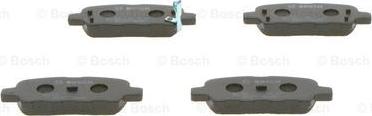 BOSCH 0 986 495 089 - Brake Pad Set, disc brake autospares.lv