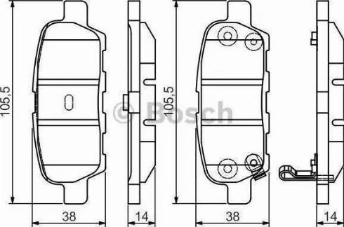 Remsa 876 01 - Brake Pad Set, disc brake autospares.lv