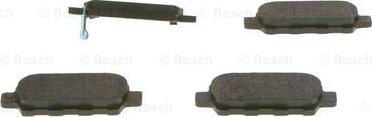 BOSCH 0 986 495 089 - Brake Pad Set, disc brake autospares.lv