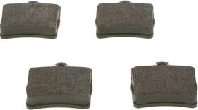 BOSCH 0 986 495 081 - Brake Pad Set, disc brake autospares.lv