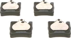 BOSCH 0 986 495 081 - Brake Pad Set, disc brake autospares.lv