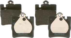 BOSCH 0 986 495 081 - Brake Pad Set, disc brake autospares.lv