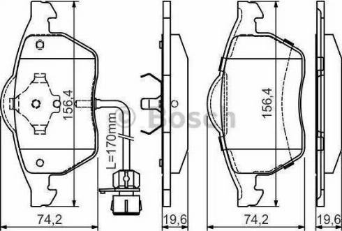 Lemförder 20645 05 - Brake Pad Set, disc brake autospares.lv