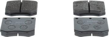 BOSCH 0 986 495 079 - Brake Pad Set, disc brake autospares.lv