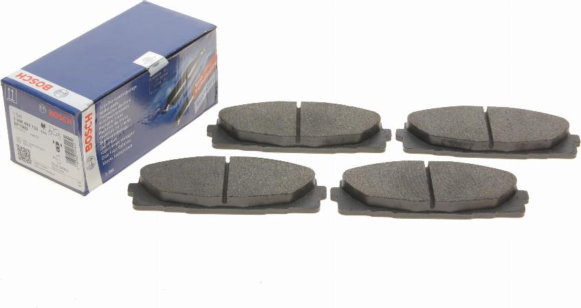 BOSCH 0 986 495 152 - Brake Pad Set, disc brake autospares.lv