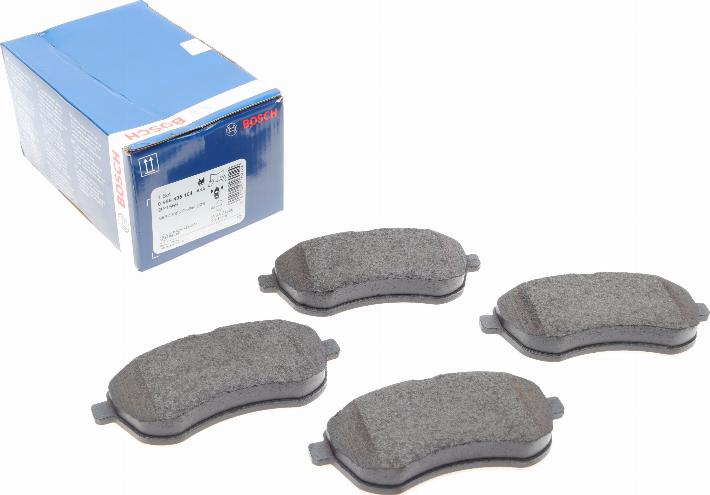 BOSCH 0 986 495 104 - Brake Pad Set, disc brake autospares.lv