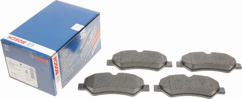 BOSCH 0 986 495 100 - Brake Pad Set, disc brake autospares.lv