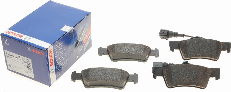 BOSCH 0 986 495 115 - Brake Pad Set, disc brake autospares.lv