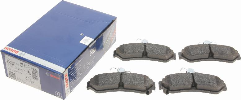 BOSCH 0 986 495 173 - Brake Pad Set, disc brake autospares.lv