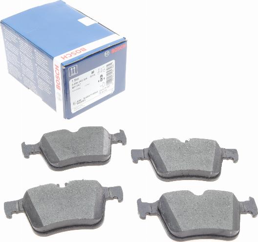 BOSCH 0 986 495 394 - Brake Pad Set, disc brake autospares.lv