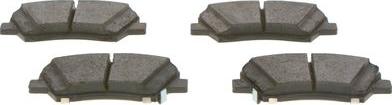 BOSCH 0 986 495 343 - Brake Pad Set, disc brake autospares.lv