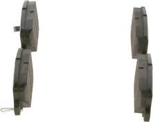 BOSCH 0 986 495 358 - Brake Pad Set, disc brake autospares.lv