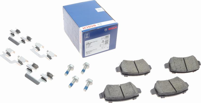 BOSCH 0 986 495 319 - Brake Pad Set, disc brake autospares.lv