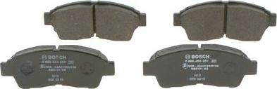 BOSCH 0 986 495 257 - Brake Pad Set, disc brake autospares.lv