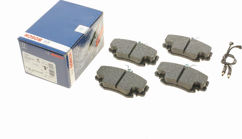 BOSCH 0 986 495 212 - Brake Pad Set, disc brake autospares.lv