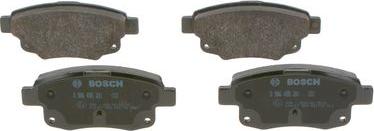 BOSCH 0 986 495 281 - Brake Pad Set, disc brake autospares.lv