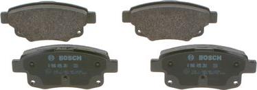 BOSCH 0 986 495 281 - Brake Pad Set, disc brake autospares.lv