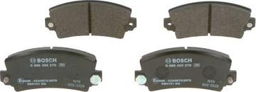 BOSCH 0 986 495 270 - Brake Pad Set, disc brake autospares.lv